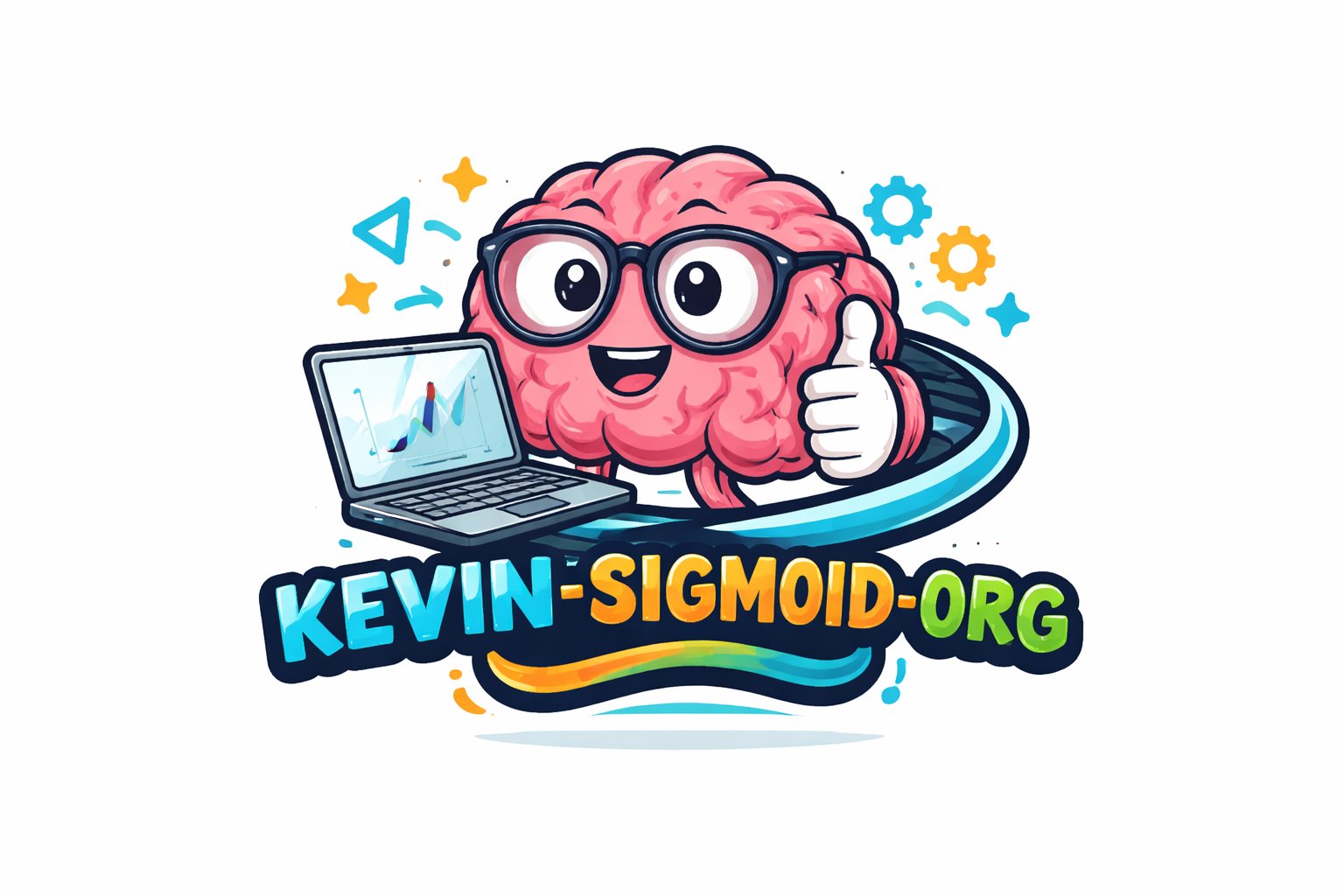 Logo Kevin Sigmoid — cerveau à lunettes
